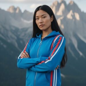 Vintage Forenza Teal Zip-Up Jacket